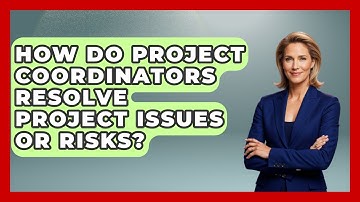 How Do Project Coordinators Resolve Project Issues or Risks? | The Project Manager Toolkit News
