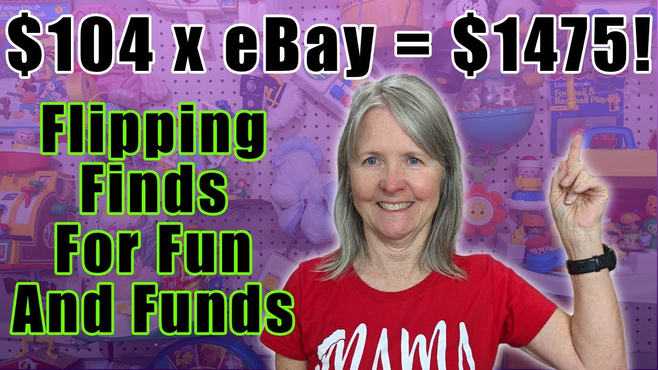 Full Time eBay Reseller Shows How She Turned 104 Into 1475 + Shipping
