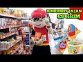 Badut Boboiboy Jajan Es Cream Karakter di Alfamart