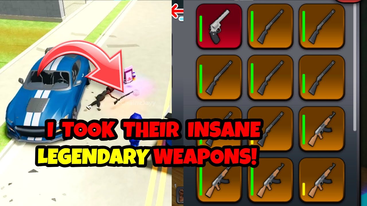 I TOOK EVERYONES CRAZY LEGENDARY AND EPIC LOOT IN BLOCKSPIN!