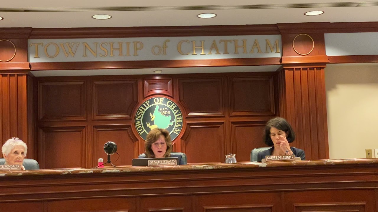Chatham Township Mayor Stacey Ewald speaks about Brad Hayworth YouTube