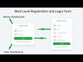 How to create multi level registration and login form using PHP, JQuery and MYSQL (Part 1)