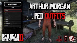 RDR2 - Exploring PS4 save data for Arthur Morgan ped outfits RDR2 - Exploring PS4 save data for Arthur Morgan ped outfits