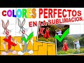 Como lograr COLORES PERFECTOS en la SUBLIMACIÓN