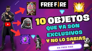 10 Objetos Exclusivos de Free Fire en 2023 // No Creo que los tengas todos