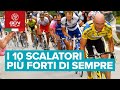 I 10 scalatori più forti di tutti i tempi