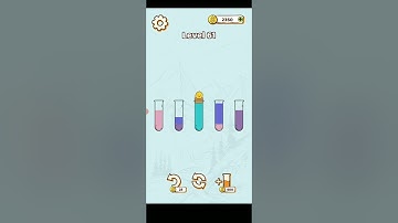 Drink Sort Master advanced mode level 61 62 walkthrough solution