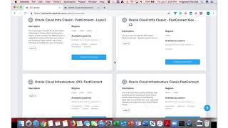 How to order Oracle FastConnect over Equinix Fabric