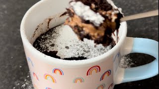 1 Minute perfect chocolate  Mug cake in Microwave