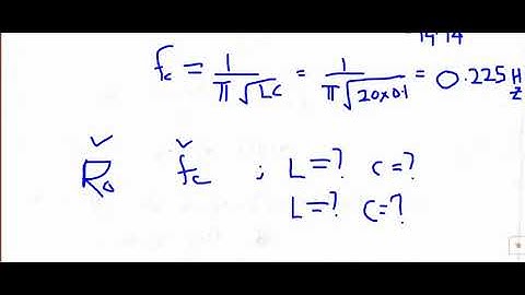 Network Theory Unit 6(Lecture 5) LPF and HPF numerical