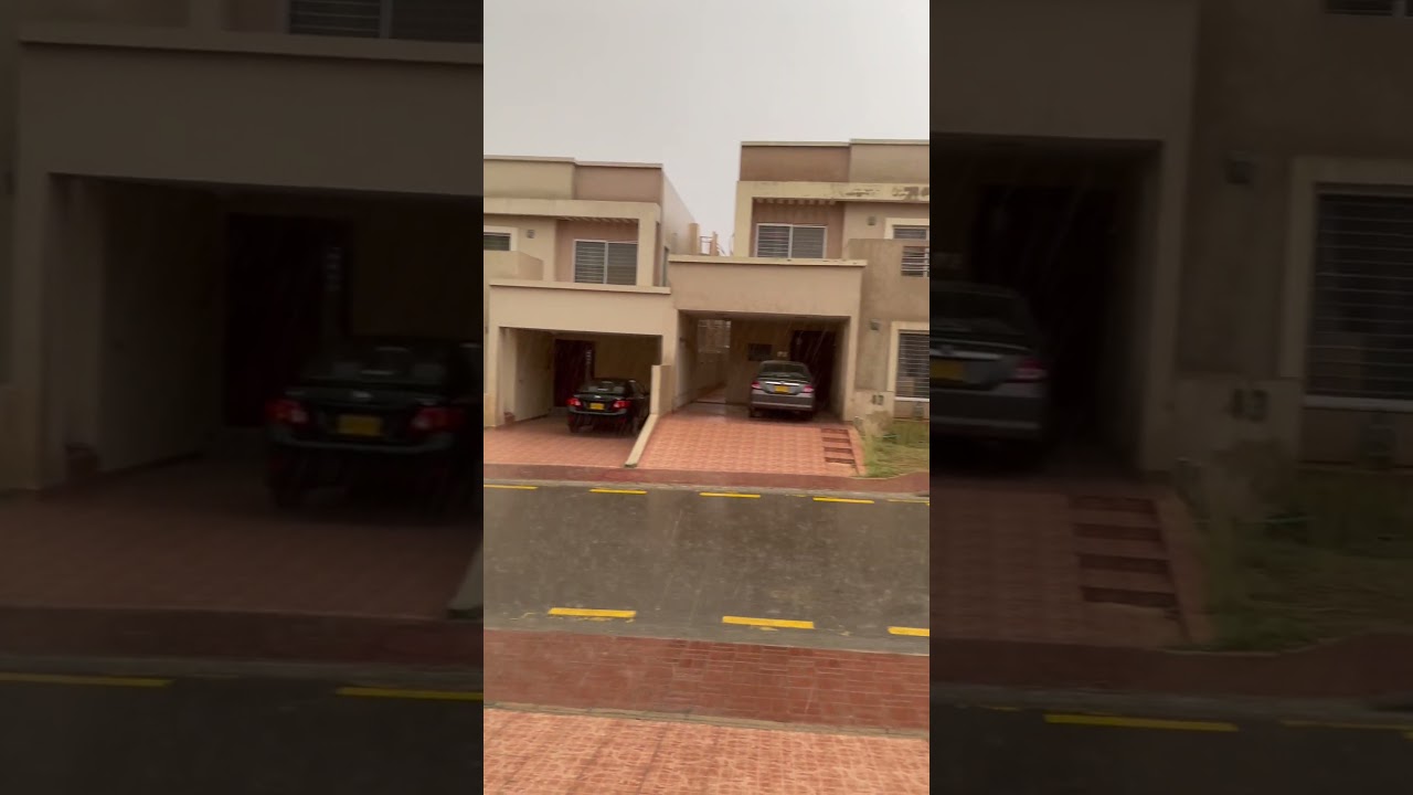 Heavy Rain In Bahria Town Karachi