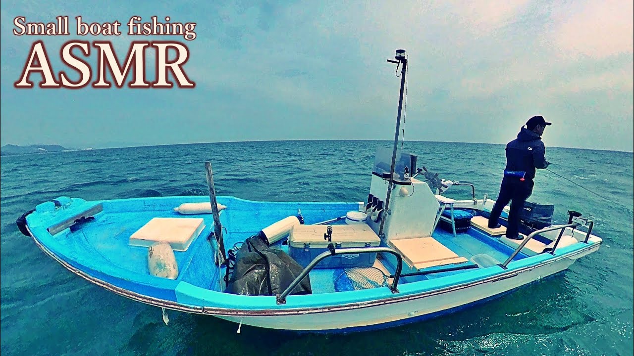 [ASMR] 激浅ポイントでパワフルな大物が…今日も小舟で沖へ出ます[without subtitles]