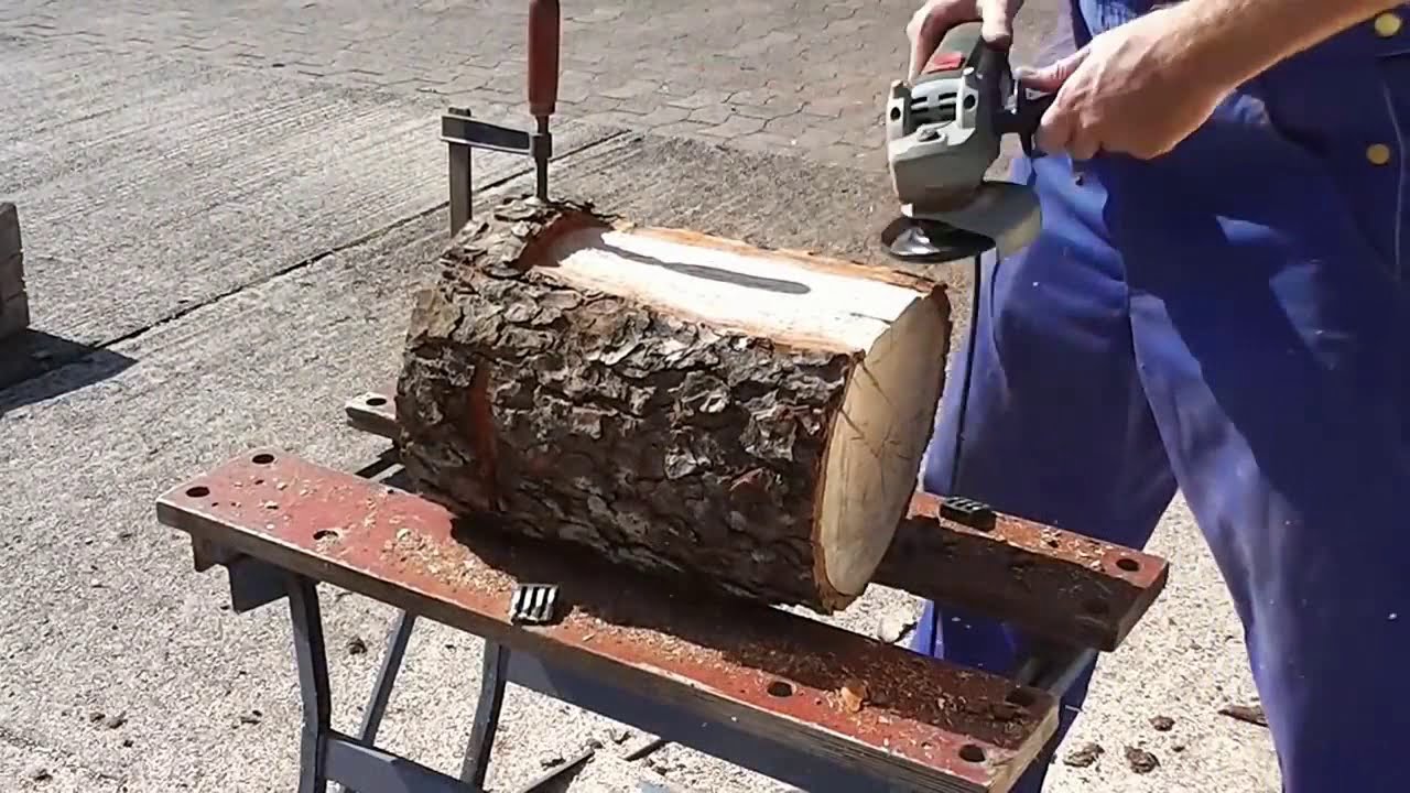 Диск по дереву УШМ - YouTube