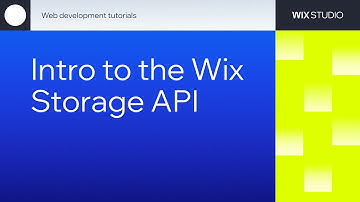Intro to the Wix Storage API