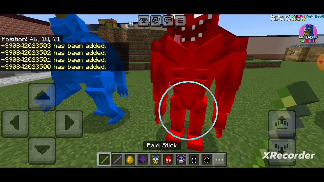 Garten banban become mutant vs 5 boss mobs (Minecraft mob battle)