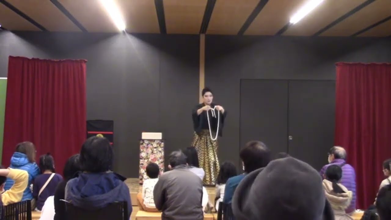 ひもを使った伝統的な和風マジック