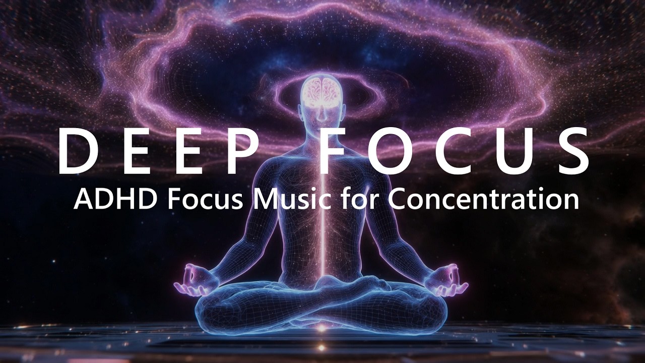 ADHD Focus Music (No Ads) – 1 Hours Deep Concentration for Study, Work & Productivity