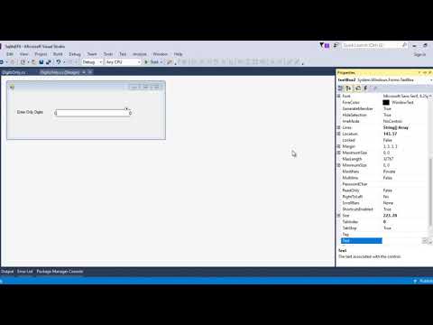 C#, Textbox accept only Digits, only numbers in textbox windows form application.