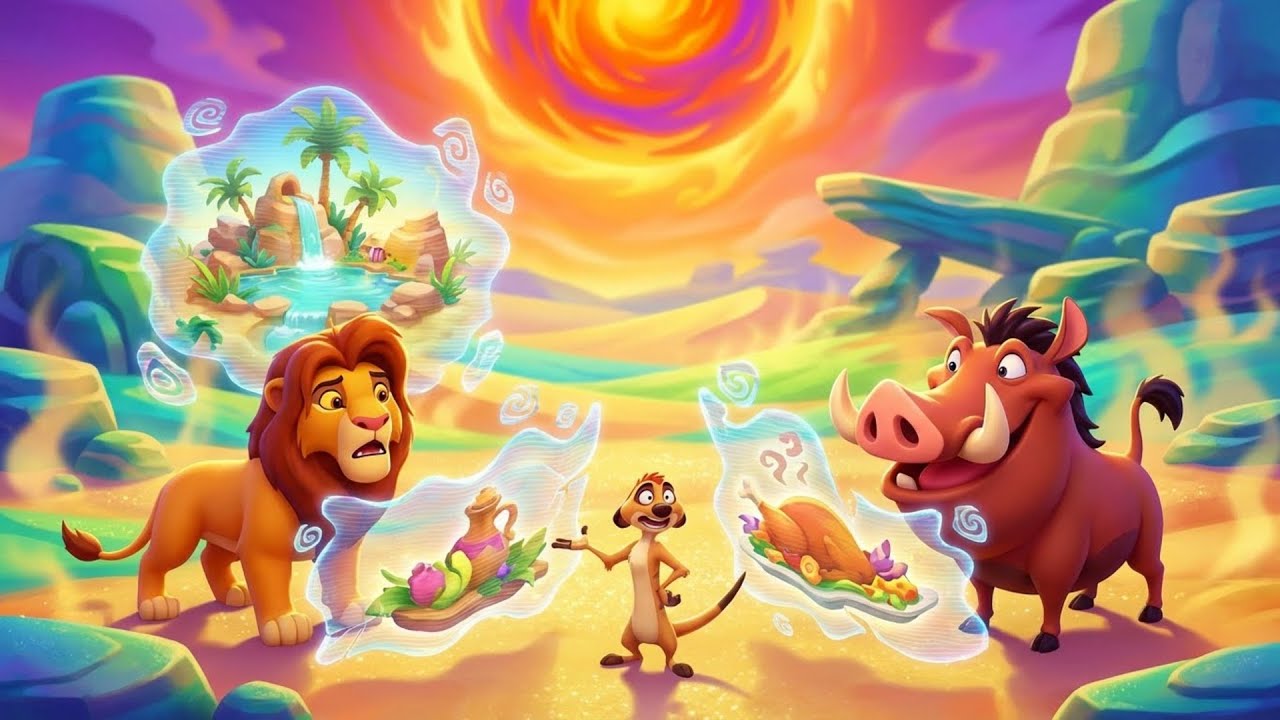 Hot Summer Survival! 🥵🌡️ Timon & Pumbaa's Desert Adventure | Funny Lion King Animation