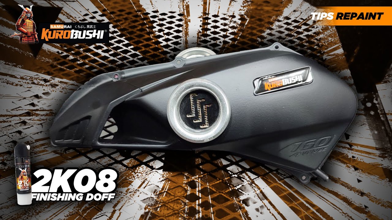 TUTORIAL WRINKLE EFFECT / POWDER COATING LOW BUDGET ALA SAMURAI PAINT UNDERCARRIAGE EPOXY 2K08‼️