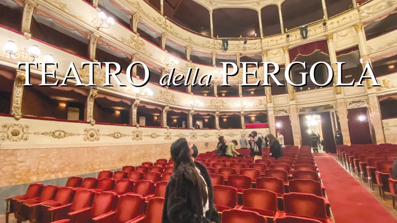 GOING TO A THEATER | TEATRO DELLA PERGOLA | Sophia in Florence : Ep. 6