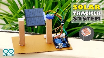 How To Make Solar Tracking System Using Arduino | Solar Tracker | Single Axis Solar Tracker #robot 