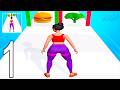 Twerk Race 3d Gameplay Walkthrough Part 1 - Funny & Satisfying (iOS & Android)