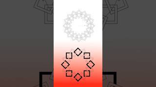 autocad easy   rectangular geometric pattern in autocad, rk mahato07 #autocad