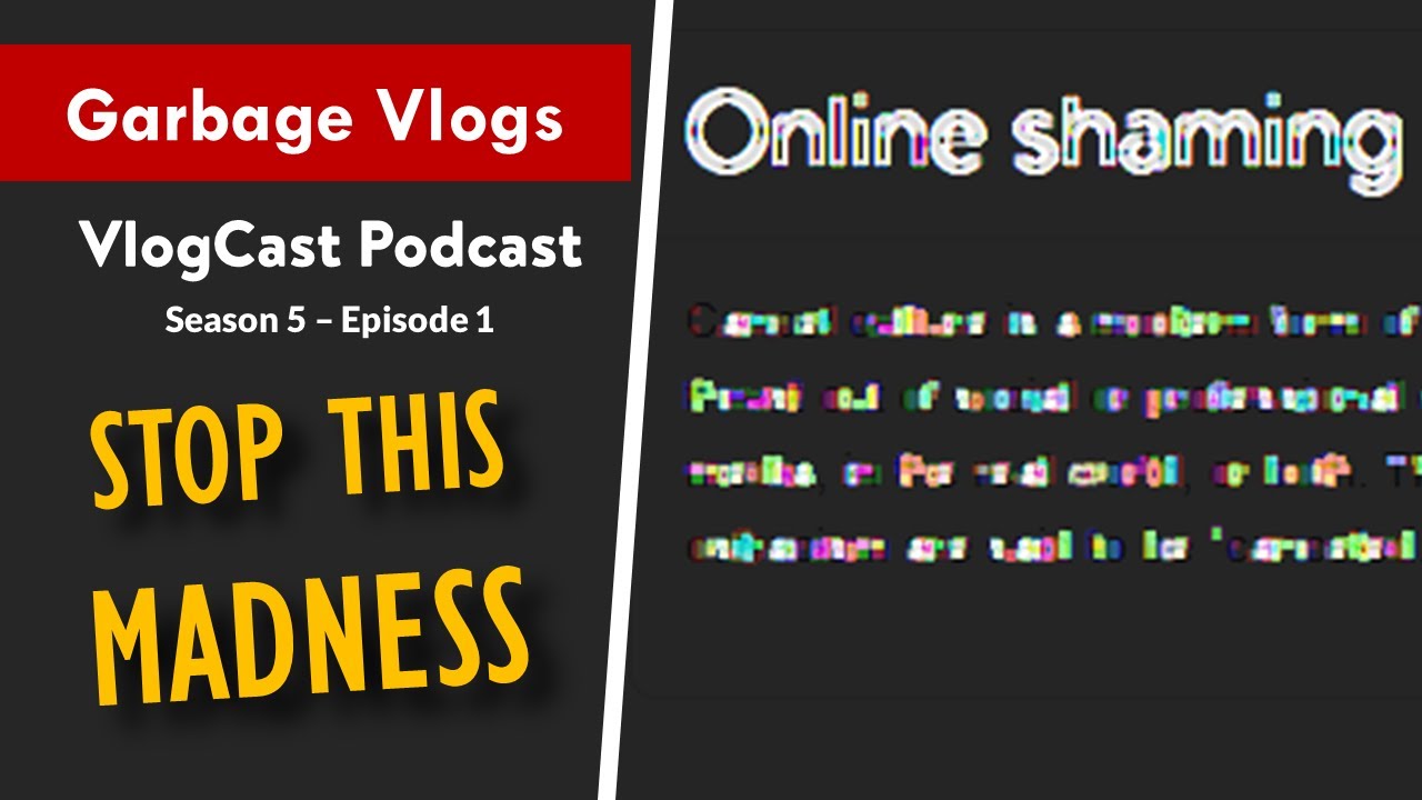 Online Shaming: Is this too far? | VlogCast Podcast [S05E01]