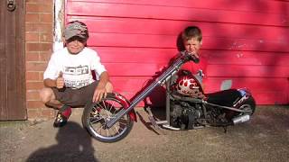 Minimoto Razor Chopper electric to 2-stroke