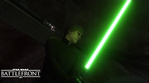 LUKE SKYWALKER VS DARTH VADER 1V1! - Star Wars Battlefront EA Online Co-Op Hero Battles