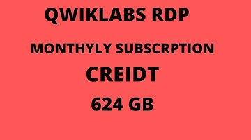 HOW TO GET GOOGLE QWIKLABS RDP FOR FREE For 1 months 2021 | qwiklabs RDP
