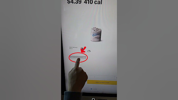 Easy way to get a McDonald's Mcflurry #shorts #funny