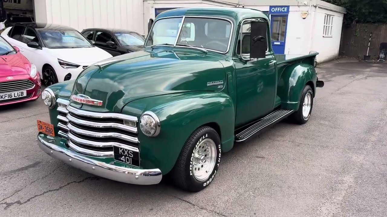 Chevrolet 3100 Pick-Up Restomod 350ci V8 'walk around' - YouTube