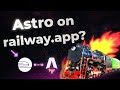 Astro 30 how to deploy on railway  gui bibeau