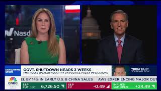 Speaker McCarthy Joins Squawk Box