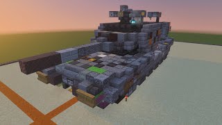 マイクラ軍事部】2025年の技術の集大成！高性能な主力戦車MG-7Tの紹介