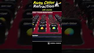 Explosion with Auto Color particles + Blended Refraction variations