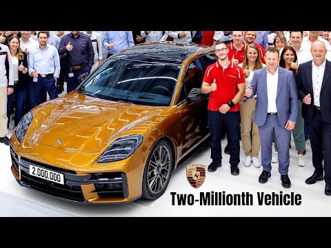 Two Millionth Vehicle In Leipzig Built is a 2024 Porsche Panamera Turbo E Hybrid