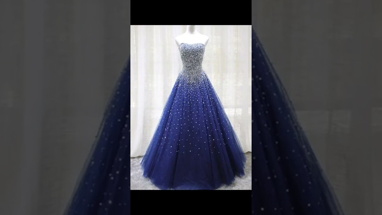 Blue colour gown collection