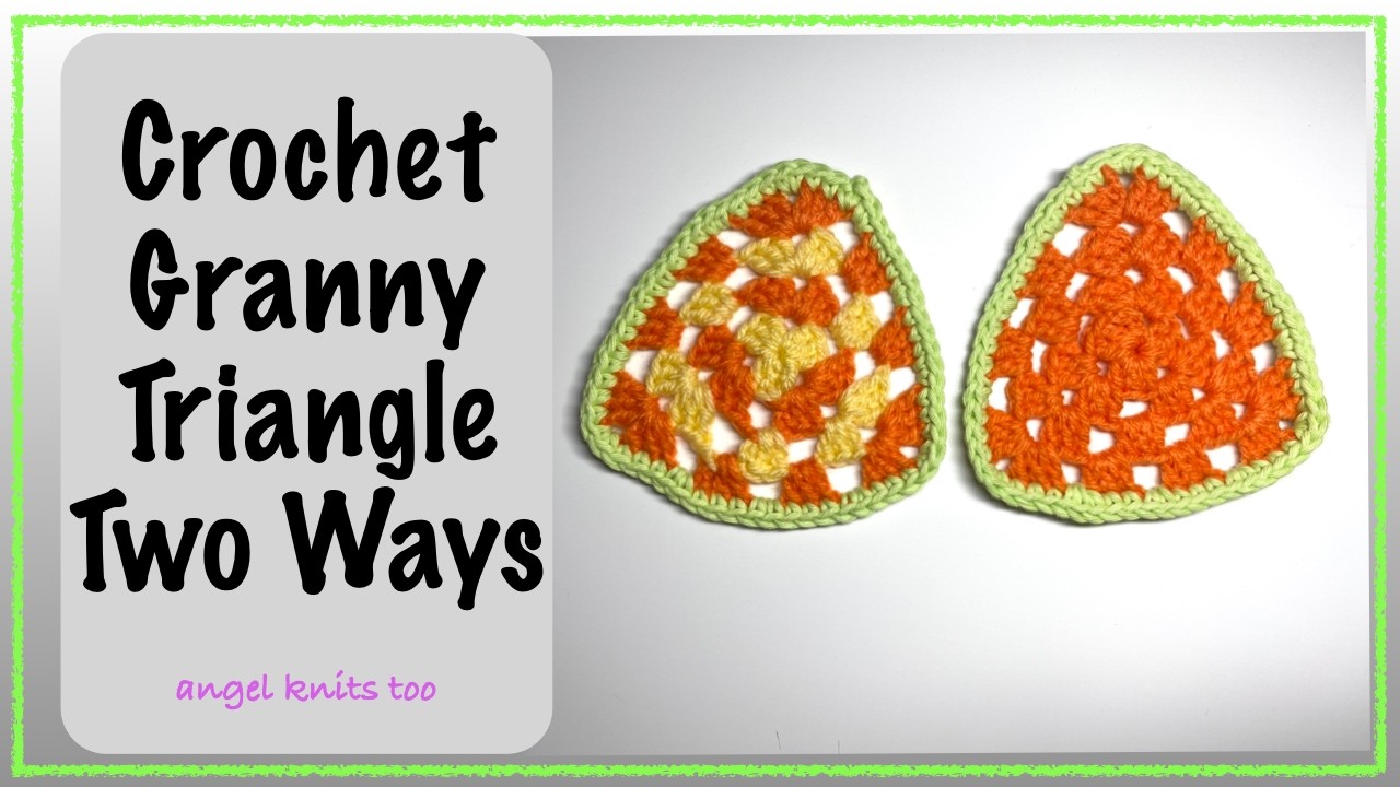 Beginner Friendly Crochet Simple Triangle