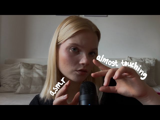 ASMR almost touching the mic + mouth sounds ✨