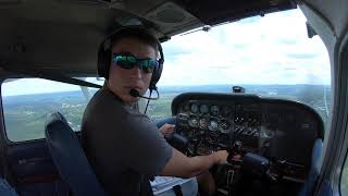 Franks First Solo Flight - Es County, Nj - Cessna 172