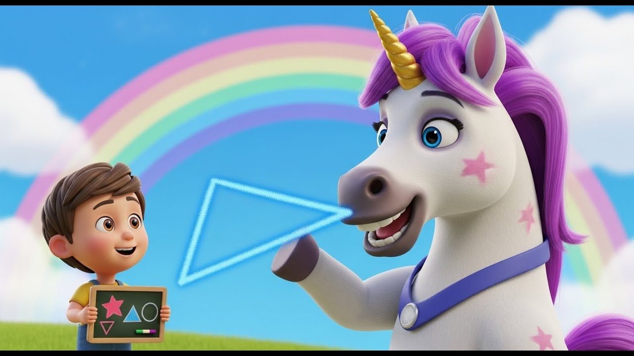 El Unicornio Que Enseñó Formas | Mejores Rimas Infantiles y Canciones ...