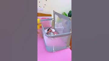 Thumbnail of ⭐ Product Link in Comments ⭐Baby Comfy Safety Lightweight Bed Side Crib #viral
