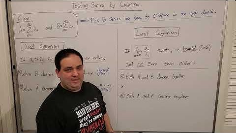 Calculus II -- Comparison Tests for Convergence of Infinite Series