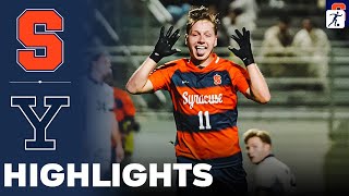 Syracuse Vs Yale Ncaa College Soccer Highlights - October 18, 2023