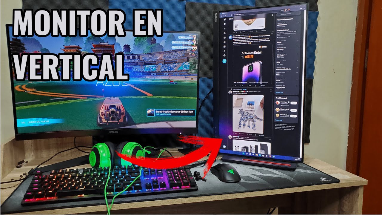 Mejores monitores verticales para PC