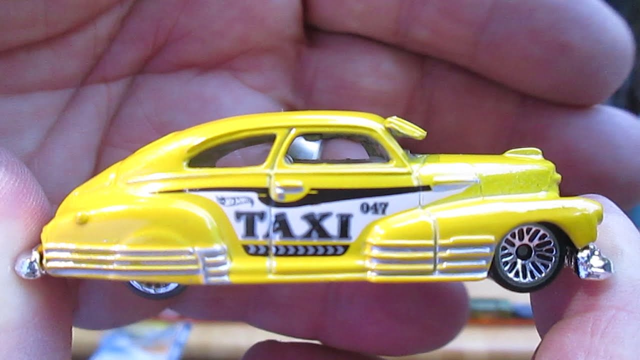 47 Chevy Fleetline Taxi Cab 2012 Hot Wheels Toy Car Unboxing