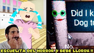 ESCUELITA DEL HORROR Y BEBÉ LLORÓN !! - 2 Juegos de Terror con Pepe el Mago